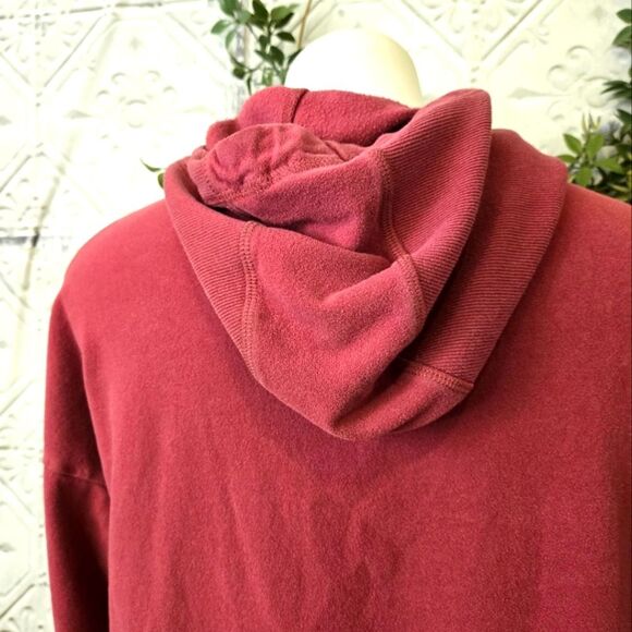 Sweaty Betty Cozy Red Hoodie Raspberry Color Long Sleeve Sweatshirt Size: Large - Picture 6 of 11